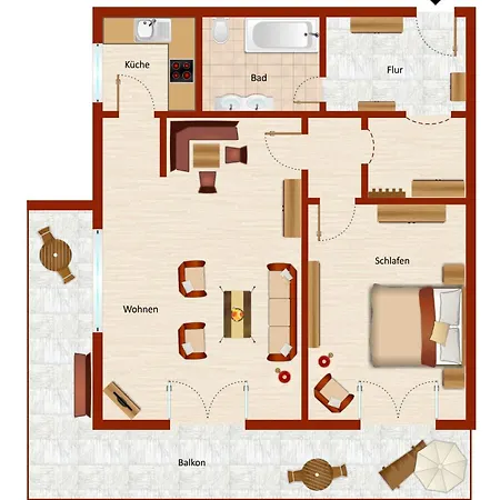 Appartementhaus Alpenrose Apartment Wallgau