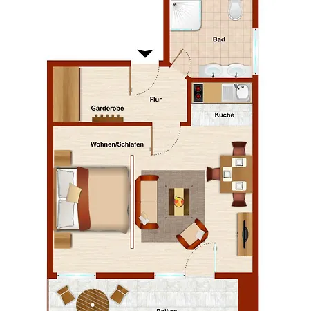 Apartment Appartementhaus Alpenrose *
