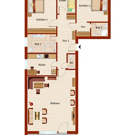 Appartementhaus Alpenrose Apartament